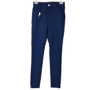 Apperloth pants women's small navy blue jegging's ankle skinny